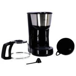 Inventum Koffiezetter 1.25l Zwart/rvs 10 Kopjes -Beste Koffie Winkel 101 0855 3 1