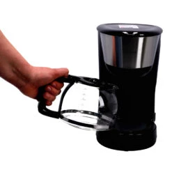 Inventum Koffiezetter 1.25l Zwart/rvs 10 Kopjes -Beste Koffie Winkel 101 0855 5 1