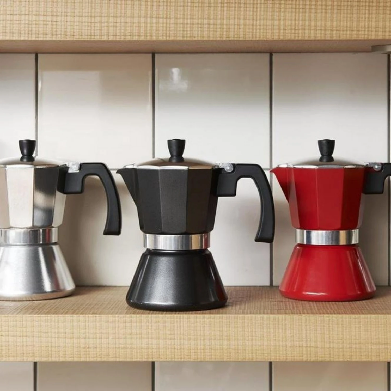 Bredemeijer Espressomaker Tivoli 6 Kops Aluminium 4 Bredemeijer Espressomaker Tivoli 6 Kops Aluminium - Afbeelding 2