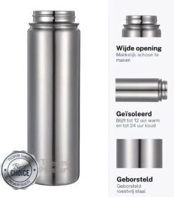 Thermo Master MasterBottle Drinkfles Met 3 Doppen - 650 Ml - Staal 8 Thermo Master MasterBottle Drinkfles Met 3 Doppen - 650 Ml - Staal -Beste Koffie Winkel 1057x1200