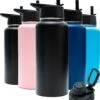 Thermosfles - Onyx Black - 1 Liter - Extra Dop Met Rietje & Drinktuit - Thermosflessen - Isoleerfles - BPA Vrij - Lekvrij - Thermoskan - Isoleerbeker - Thermosbeker 1 Thermosfles - Onyx Black - 1 Liter - Extra Dop Met Rietje & Drinktuit - Thermosflessen - Isoleerfles - BPA Vrij - Lekvrij - Thermoskan - Isoleerbeker - Thermosbeker -Beste Koffie Winkel 1060x1200 1