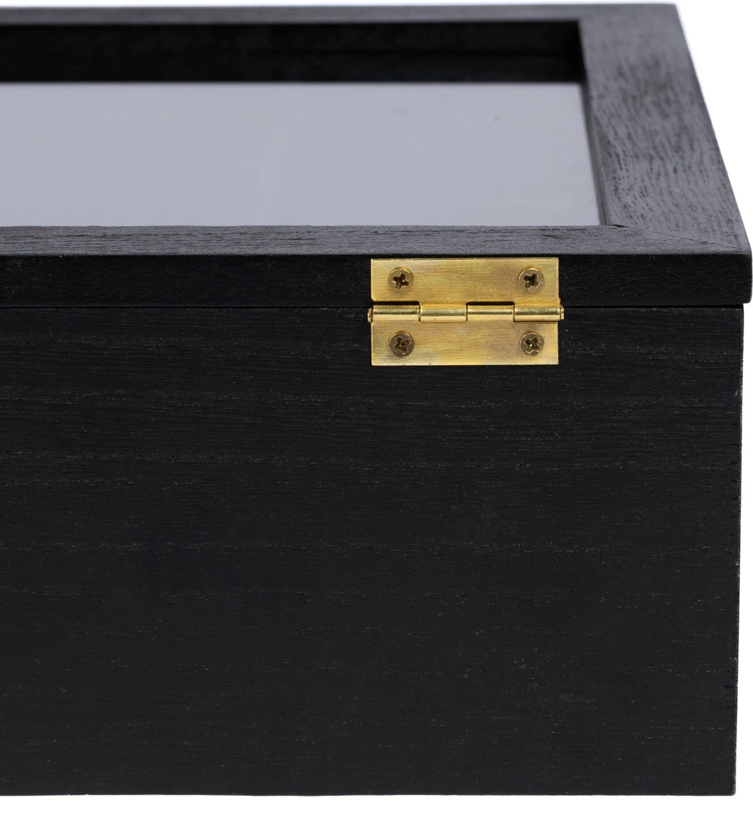 CasaLupo Theedoos Zwart 9-vaks - Met Fluweel - 23 X 23 Cm 8 CasaLupo Theedoos Zwart 9-vaks - Met Fluweel - 23 X 23 Cm - Afbeelding 6