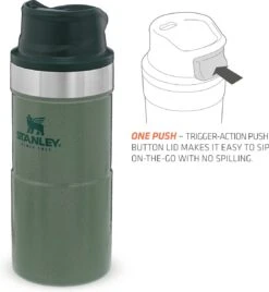 Stanley Trigger-Action Travel Mug 0.35L - Thermosfles - Hammertone Green -Beste Koffie Winkel 1106x1200 4