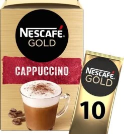 Nescafé Gold Cappuccino Oploskoffie - Ongezoet - 6 Doosjes à 10 Zakjes -Beste Koffie Winkel 1110x1200 1