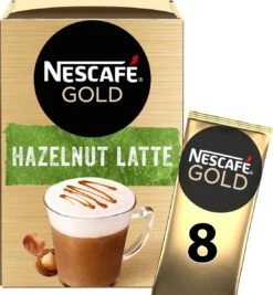 Nescafé Gold Hazelnoot Latte Oploskoffie - 6 Doosjes à 8 Zakjes -Beste Koffie Winkel 1111x1200 6