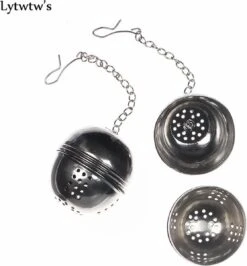 *** 2x RVS Thee Ei – Theefilter Mannetje – Losse Theezeef – Infuser - Theemannetje – 2 Stuks - Van Heble® *** -Beste Koffie Winkel 1114x1200