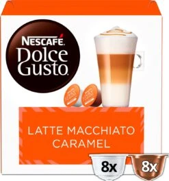 NESCAFÉ Dolce Gusto Latte Macchiato Caramel - 6 Doosjes à 16 Capsules -Beste Koffie Winkel 1122x1200 1