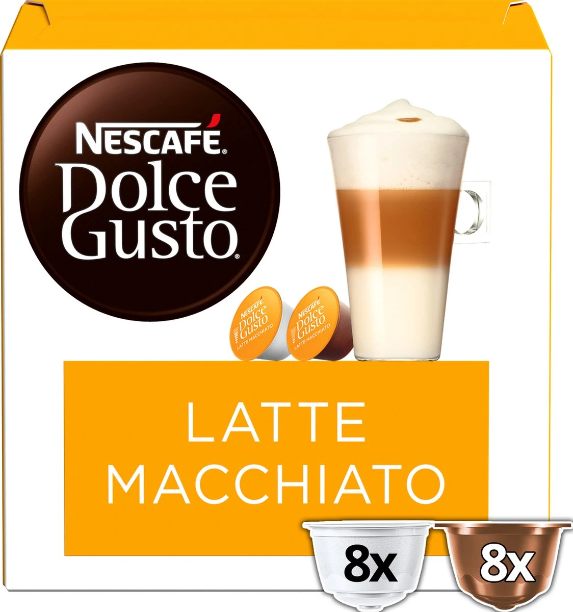Nescafé Dolce Gusto Latte Macchiato Capsules - 48 Koffiecups 8 Nescafé Dolce Gusto Latte Macchiato Capsules - 48 Koffiecups - Afbeelding 6