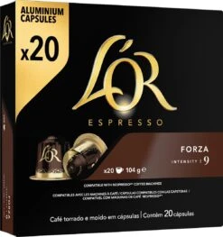 L'OR Espresso Forza Koffiecups - Intensiteit 9/12 - 10 X 20 Capsules -Beste Koffie Winkel 1129x1200 2