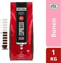 Koffie Douwe Egberts Espresso Bonen Dark Roast 1000gr -Beste Koffie Winkel 1167x1200 1