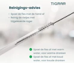 Tigrar - Waterfles - Drinkfles - Thermosfles 1 Liter Dubbelwandig - RVS - (Staal) Blauw - Incl. Extra Dop 3 Rietjes En Reiniger 19 Tigrar - Waterfles - Drinkfles - Thermosfles 1 Liter Dubbelwandig - RVS - (Staal) Blauw - Incl. Extra Dop 3 Rietjes En Reiniger -Beste Koffie Winkel 1200x1022