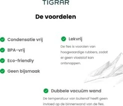 Tigrar - Drinkfles - Waterfles - Thermosfles 1 Liter - RVS - (Grafiet) Zwart - Incl. Extra Dop 3 Rietjes En Reiniger -Beste Koffie Winkel 1200x1035 2