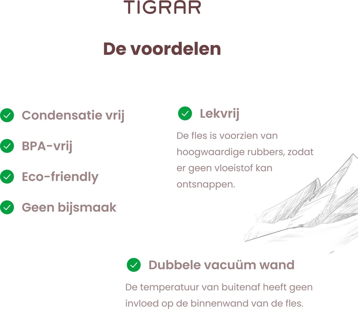Tigrar - Waterfles Met Rietje - Drinkfles 1 Liter - Thermosfles - RVS - Rood - Incl. Extra Dop, 3 Rietjes En Reiniger 12 Tigrar - Waterfles Met Rietje - Drinkfles 1 Liter - Thermosfles - RVS - Rood - Incl. Extra Dop, 3 Rietjes En Reiniger - Afbeelding 10