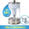 ZeroWater 9 Liter Waterfilter Kan - COMBI DEAL Met 5 Waterfilters -Beste Koffie Winkel 1200x1082 2