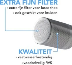 PrimeAmbition - 2 Stuks Theezeef En Theetip Voor Losse Thee - Extra Fijne Filter - Thee Ei Set Met Schoteltje Voor Theezakjes 12 PrimeAmbition - 2 Stuks Theezeef En Theetip Voor Losse Thee - Extra Fijne Filter - Thee Ei Set Met Schoteltje Voor Theezakjes -Beste Koffie Winkel 1200x1092