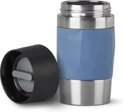 Tefal Compact Travel Mug Compact Thermosfles - 0,3 L - Blauw -Beste Koffie Winkel 1200x1099 2