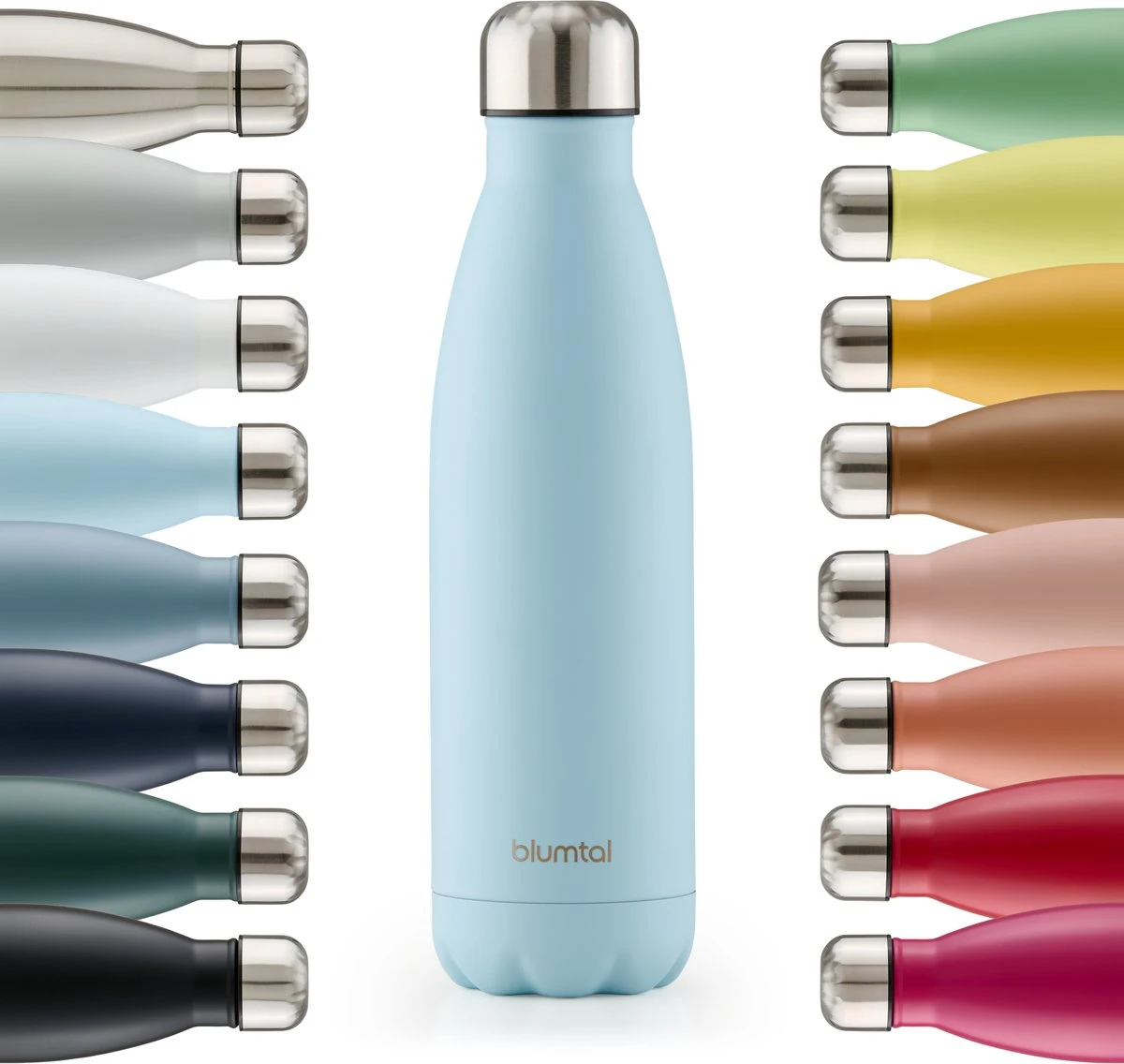 Blumtal Thermosfles - Met Dubbele Wand - Thermosbeker Koffie, Thee En Koele Dranken - Travel Mug - 750ml - Lichtblauw 3 Blumtal Thermosfles - Met Dubbele Wand - Thermosbeker Koffie, Thee En Koele Dranken - Travel Mug - 750ml - Lichtblauw