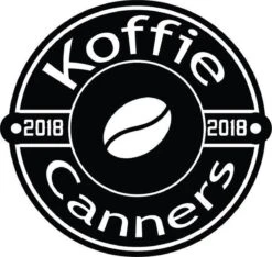 KoffieCanners Koffie Bewaarbus Luchtdicht Met CO2 Uitlaat Voor 600 Gram - Koffieblik Matzwart -Beste Koffie Winkel 1200x1137