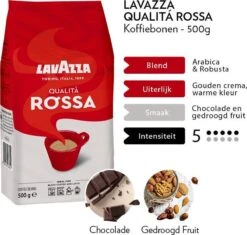 Lavazza Qualita Rossa Koffiebonen - 500 Gram X6 -Beste Koffie Winkel 1200x1144 2