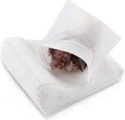 Lege Theezakjes Voor Losse Thee 200 Stuks 5 X 7 Cm - Biologisch Afbreekbaar En Recyclebaar