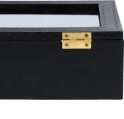 CasaLupo Theedoos Zwart 6-vaks - Met Fluweel - 24 X 16 Cm -Beste Koffie Winkel 1200x1152 1