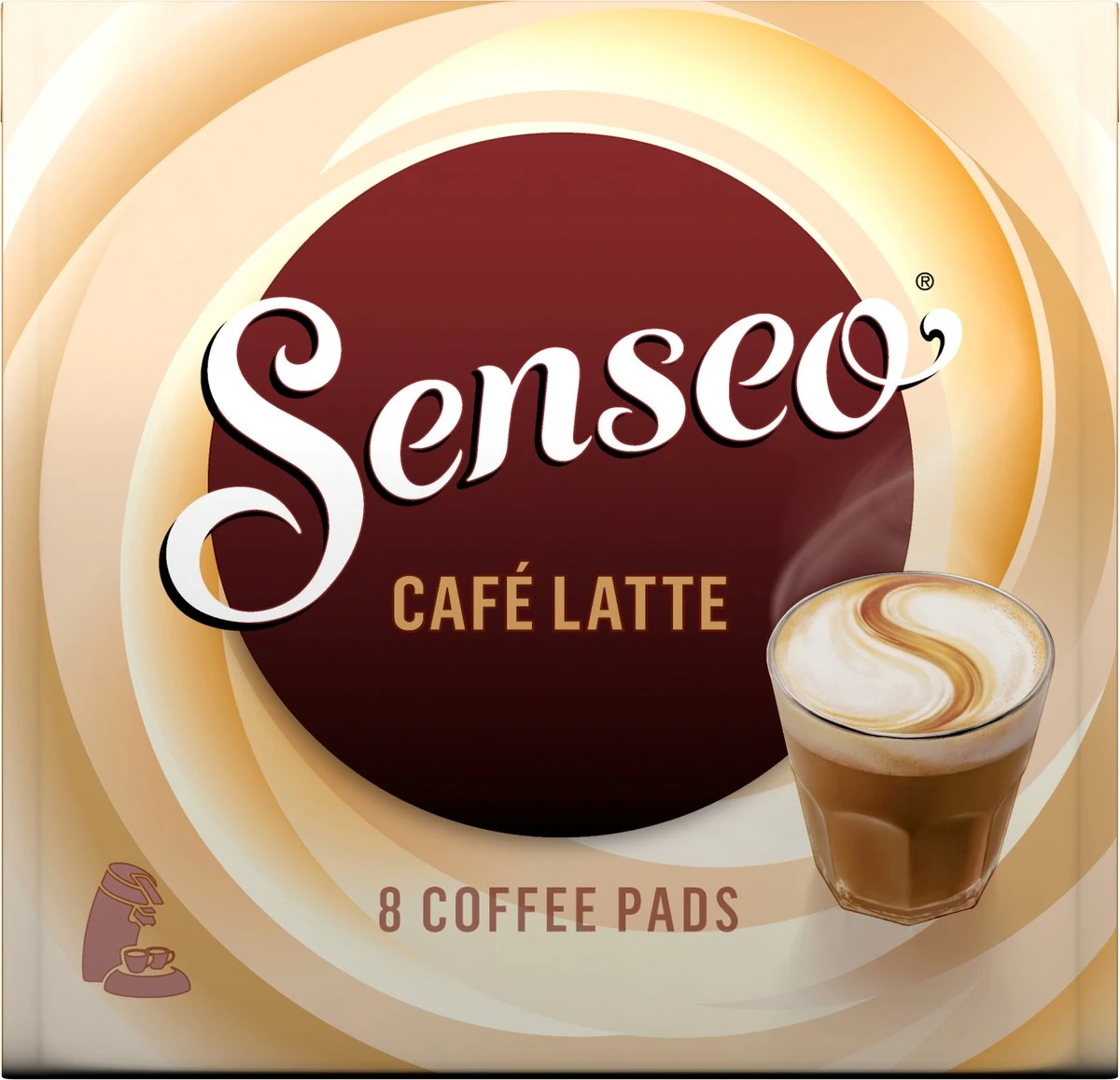 Senseo Café Latte Koffiepads - 2/9 Intensiteit - 4 X 8 Pads 11 Senseo Café Latte Koffiepads - 2/9 Intensiteit - 4 X 8 Pads - Afbeelding 9