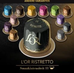L'OR Espresso Ristretto Koffiecups - Intensiteit 11/12 - 10 X 20 Capsules -Beste Koffie Winkel 1200x1173 4