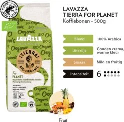 Lavazza Tierra For Planet Biologische Koffiebonen - 500 Gram X4 11 Lavazza Tierra For Planet Biologische Koffiebonen - 500 Gram X4 -Beste Koffie Winkel 1200x1179 2