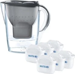 BRITA - Waterfilterkan Marella Cool - Grafiet - 2,4L + 6 MAXTRA+ Waterfilterpatronen -Beste Koffie Winkel 1200x1181 2