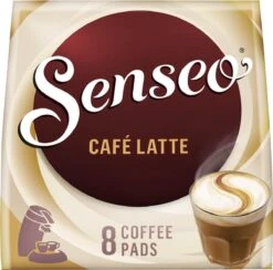 Senseo Café Latte Koffiepads - 2/9 Intensiteit - 4 X 8 Pads 16 Senseo Café Latte Koffiepads - 2/9 Intensiteit - 4 X 8 Pads -Beste Koffie Winkel 1200x1184 3