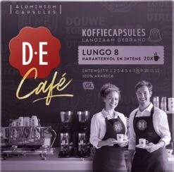 Douwe Egberts D.E Café Lungo Koffiecups - Intesiteit 8/12 - 10 X 20 Capsules 18 Douwe Egberts D.E Café Lungo Koffiecups - Intesiteit 8/12 - 10 X 20 Capsules -Beste Koffie Winkel 1200x1185