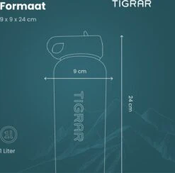 Tigrar - Waterfles - Drinkfles - Thermosfles 1 Liter Dubbelwandig - RVS - (Staal) Blauw - Incl. Extra Dop 3 Rietjes En Reiniger 21 Tigrar - Waterfles - Drinkfles - Thermosfles 1 Liter Dubbelwandig - RVS - (Staal) Blauw - Incl. Extra Dop 3 Rietjes En Reiniger -Beste Koffie Winkel 1200x1186 1