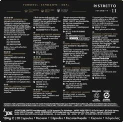 L'OR Espresso Ristretto Koffiecups - Intensiteit 11/12 - 10 X 20 Capsules -Beste Koffie Winkel 1200x1186 5