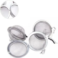 Kruidenei - Kruidenbuil - Kruidenfilter - Kruidenbol - Kruidenzeef - Filter Voor Kruiden - Thee Ei - Theezeef - 5,5CM Doorsnee 7 Kruidenei - Kruidenbuil - Kruidenfilter - Kruidenbol - Kruidenzeef - Filter Voor Kruiden - Thee Ei - Theezeef - 5,5CM Doorsnee -Beste Koffie Winkel 1200x1189