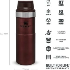 Stanley Trigger-Action Travel Mug 0.47L - Thermosfles - Wine -Beste Koffie Winkel 1200x1197 9