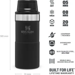 Stanley Trigger-Action Travel Mug 0.47L - Thermosfles - Matt Black 25 Stanley Trigger-Action Travel Mug 0.47L - Thermosfles - Matt Black -Beste Koffie Winkel 1200x1198 2