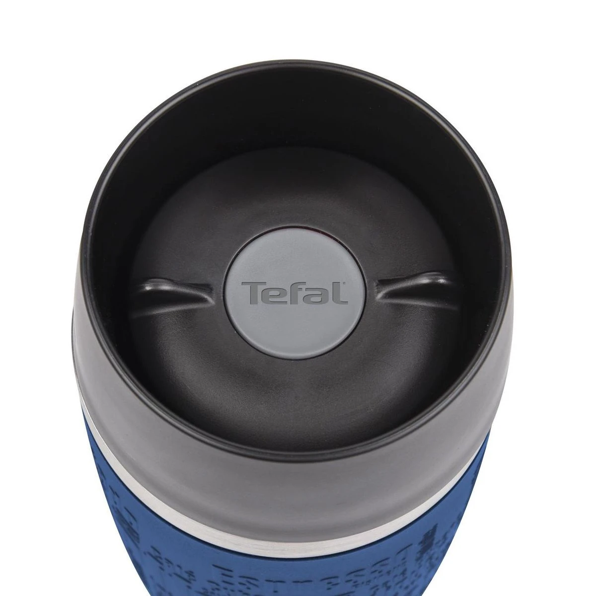 Tefal Travel Mug Thermobeker - 500 Ml - RVS/Blauw 4 Tefal Travel Mug Thermobeker - 500 Ml - RVS/Blauw - Afbeelding 2