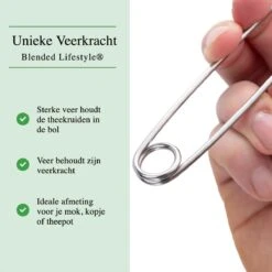 Theezeef Met Handvat Inclusief Lekplaatje - Set Van 2 Stuks - Thee Ei Voor Losse Thee - Theefilter Voor Losse Thee - Thee Infuser -Beste Koffie Winkel 1200x1200 22