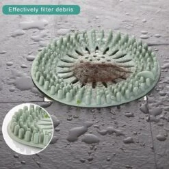 WiseGoods - Haarstopper - Haarvanger - Douche Zeef - Douche Filter - Haarfilter - Douche Afvoer - Siliconen - Blauw -Beste Koffie Winkel 1200x1200 249