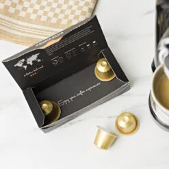 Aroma Club - Nespresso Compatible Capsules (120 St.) - No. 2 Smooth James - Intensiteit 3/5 - Espresso & Lungo - 100% Aluminium Koffiecups -Beste Koffie Winkel 1200x1200 428