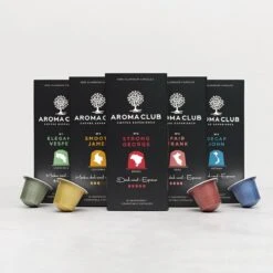 Aroma Club - Proefpakket Nespresso Compatible Capsules (100 St.) - 5 Smaken - Espresso & Lungo - 100% Aluminium Koffiecups -Beste Koffie Winkel 1200x1200 436