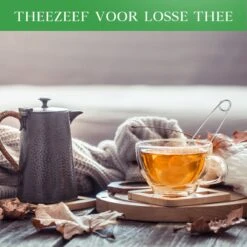 Theezeef Met Handvat Inclusief Lekplaatje - Set Van 3 Stuks - Thee Ei Voor Losse Thee - Theefilter Voor Losse Thee - Thee Infuser -Beste Koffie Winkel 1200x1200 59