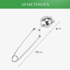 Theezeef Met Handvat Inclusief Lekplaatje - Set Van 3 Stuks - Thee Ei Voor Losse Thee - Theefilter Voor Losse Thee - Thee Infuser -Beste Koffie Winkel 1200x1200 63
