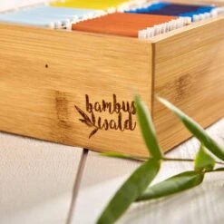 Bambuswald© Houten Theedoos Met 6 Vakken Gemaakt Van 100% Duurzame Bamboe -Beste Koffie Winkel 1200x1200 92