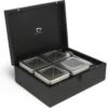 Bredemeijer - Theedoos + 4 Blikjes En Lepel Bamboe Zwart -Beste Koffie Winkel 1200x1200 97