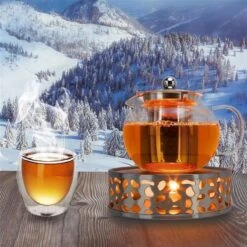 INTIRILIFE Theepot Warmer In Zilver – Roestvrijstalen Theepot Met Patroon Voor Hittebestendige Theepotten – Roestvrijstalen Theewarmer Voor Koffie, Thee En Nog Veel Meer. -Beste Koffie Winkel 1200x1200 99