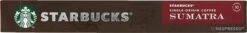Starbucks By Nespresso Sumatra Espresso Dark Roast Capsules - 120 Koffiecups -Beste Koffie Winkel 1200x159