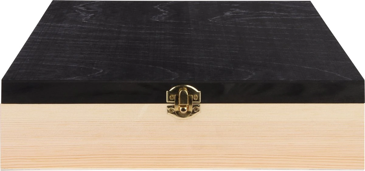 Theedoos 12 Vaks - Theedoos - Zwarte Theedoos 4 Theedoos 12 Vaks - Theedoos - Zwarte Theedoos - Afbeelding 2