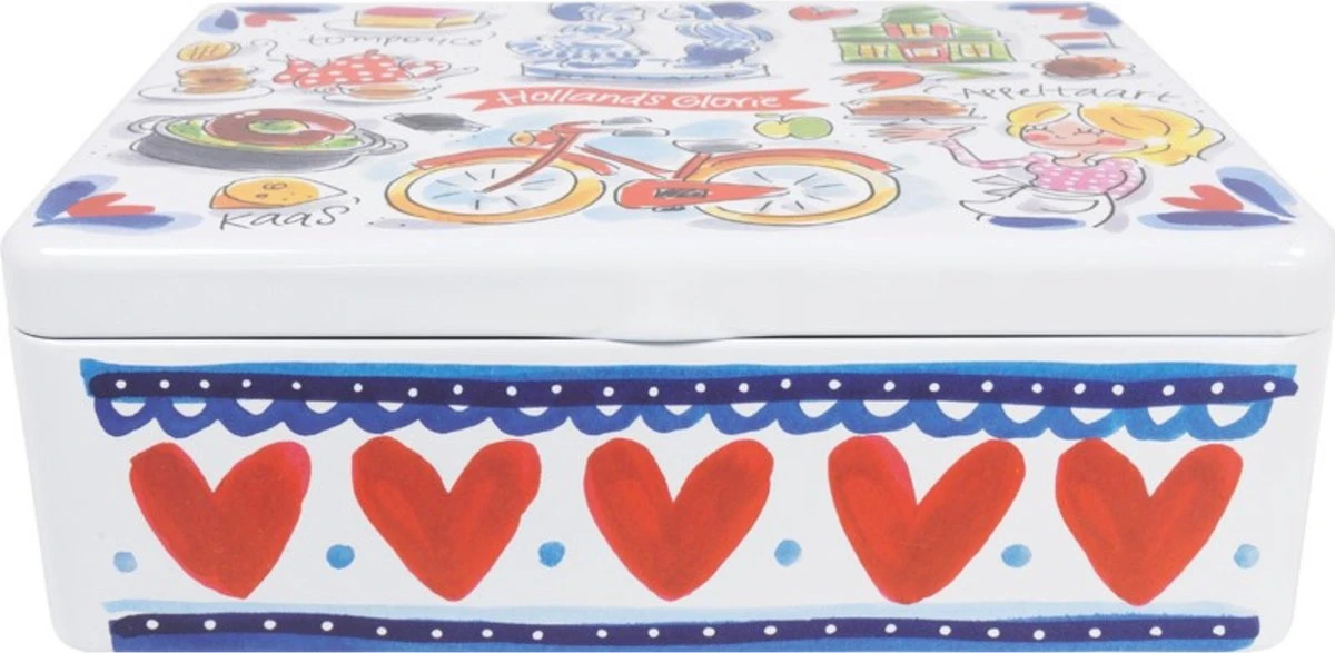 Theeblik - 25 Cm - Hollandse Cadeautjes - Holland Souvenir - Typisch Nederlands 5 Theeblik - 25 Cm - Hollandse Cadeautjes - Holland Souvenir - Typisch Nederlands - Afbeelding 3