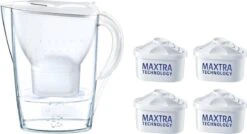 BRITA Waterfilterbundel Marella Cool White + 4 MAXTRA+ Filterpatronen 16 BRITA Waterfilterbundel Marella Cool White + 4 MAXTRA+ Filterpatronen -Beste Koffie Winkel 1200x649